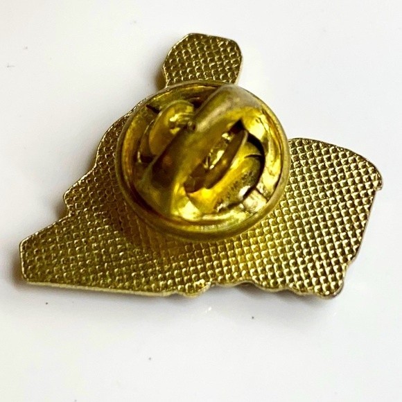 Vtg Locomotive Train Lapel pin hat vest backpack pin 80’s Train‎ transportation - Picture 2 of 3